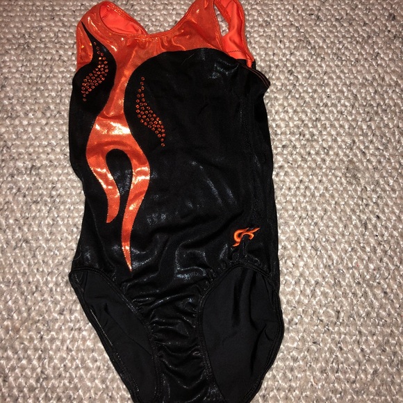 GK fire stripe leotard - Picture 1 of 1